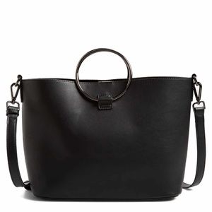 Street level metal handle bag